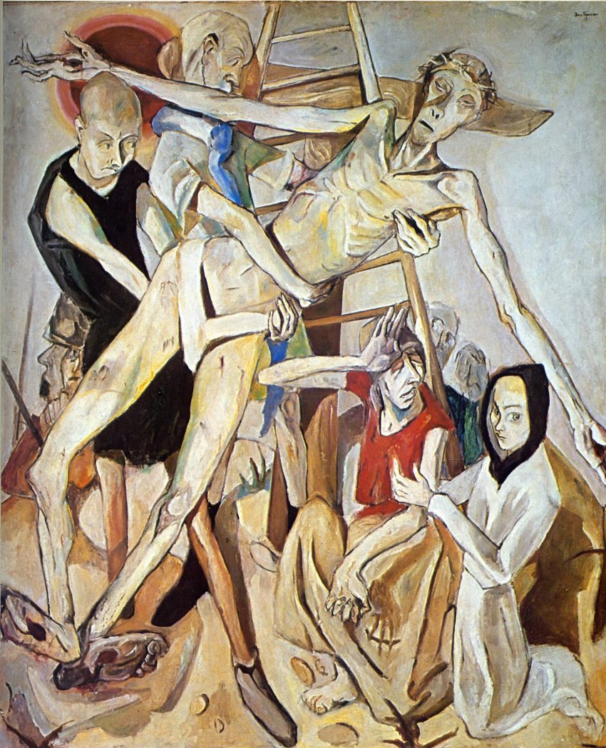 The descent from the cross 1917