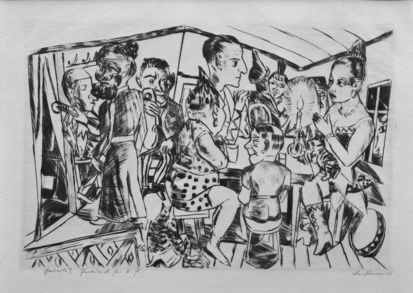 Achter de schermen Hinter den Kulissen Max Beckmann 1921