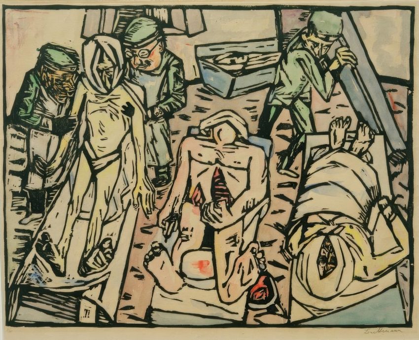 Max Beckmann Totenhaus 1922