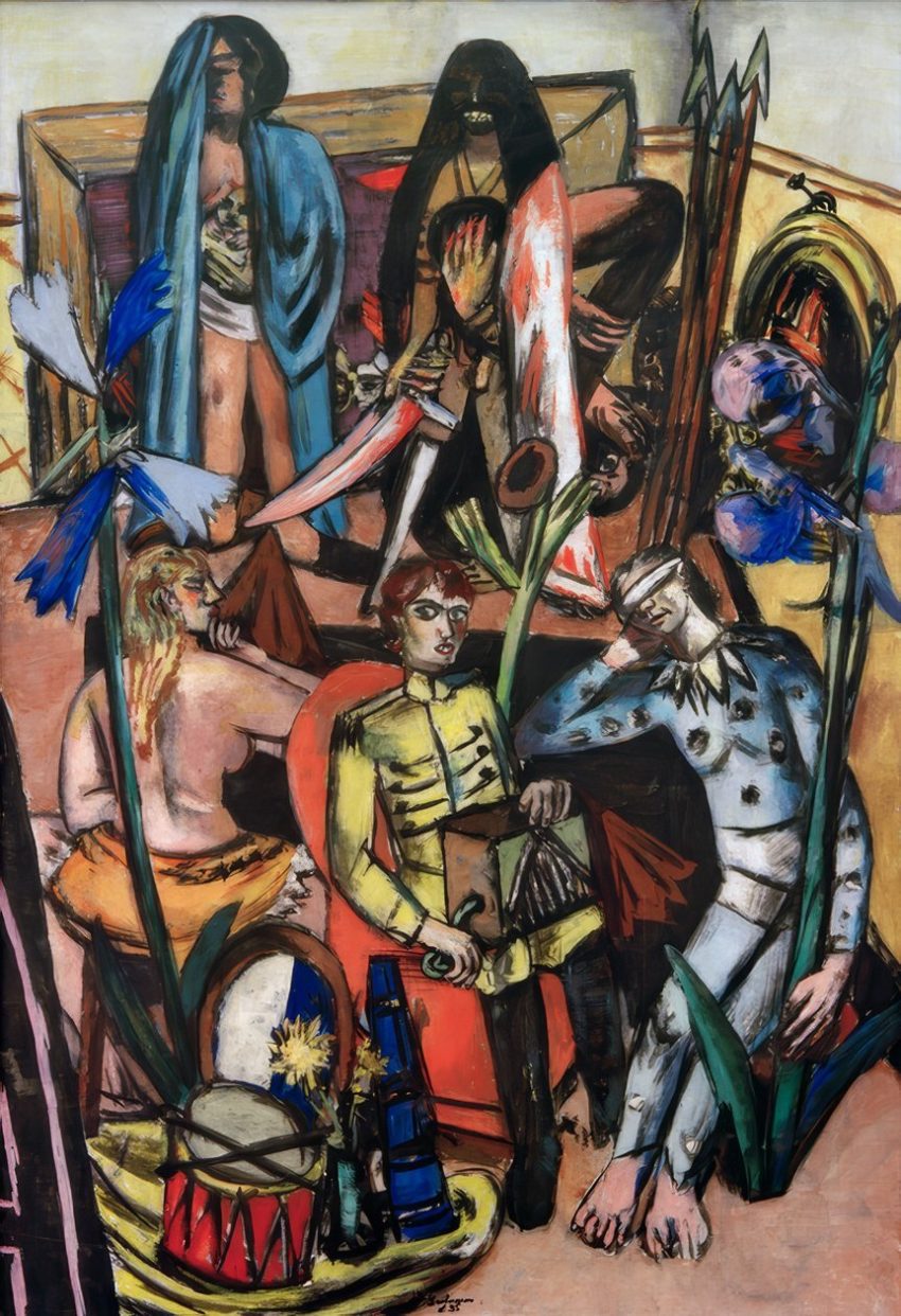 De Lierman Het Lied van het Leven Der Leiermann Das Lebenslied Max Beckmann 1935