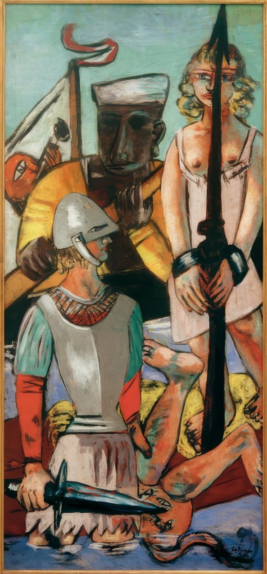 Max Beckmann Versuchung Versuchung des hl Antonius 1936