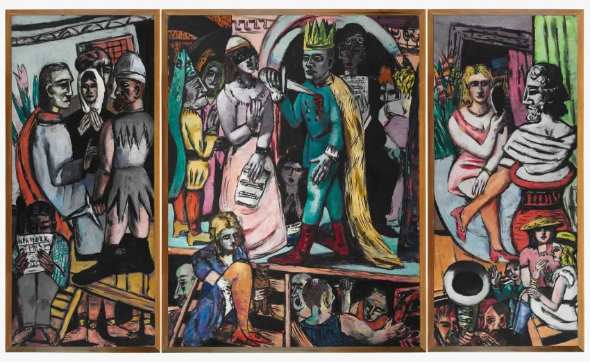 Max Beckmann Toneelspelers 1941 42