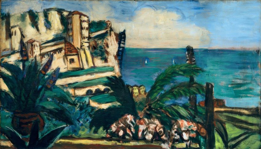 Rivièra landschap met rotsen Riviera Landschaft mit Felsen Max Beckmann 1942