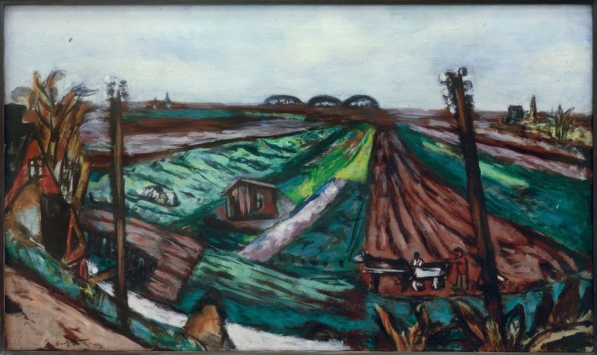Polderlandschap met Hembrug Polderlandschaft mit Hembrug Max Beckmann 1944