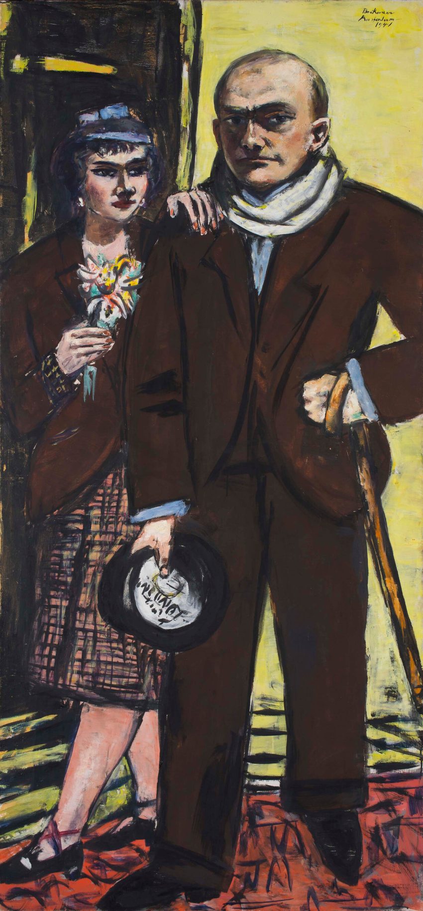 Max beckmann boetseerde met de ruimte op zijn schilderdoek
