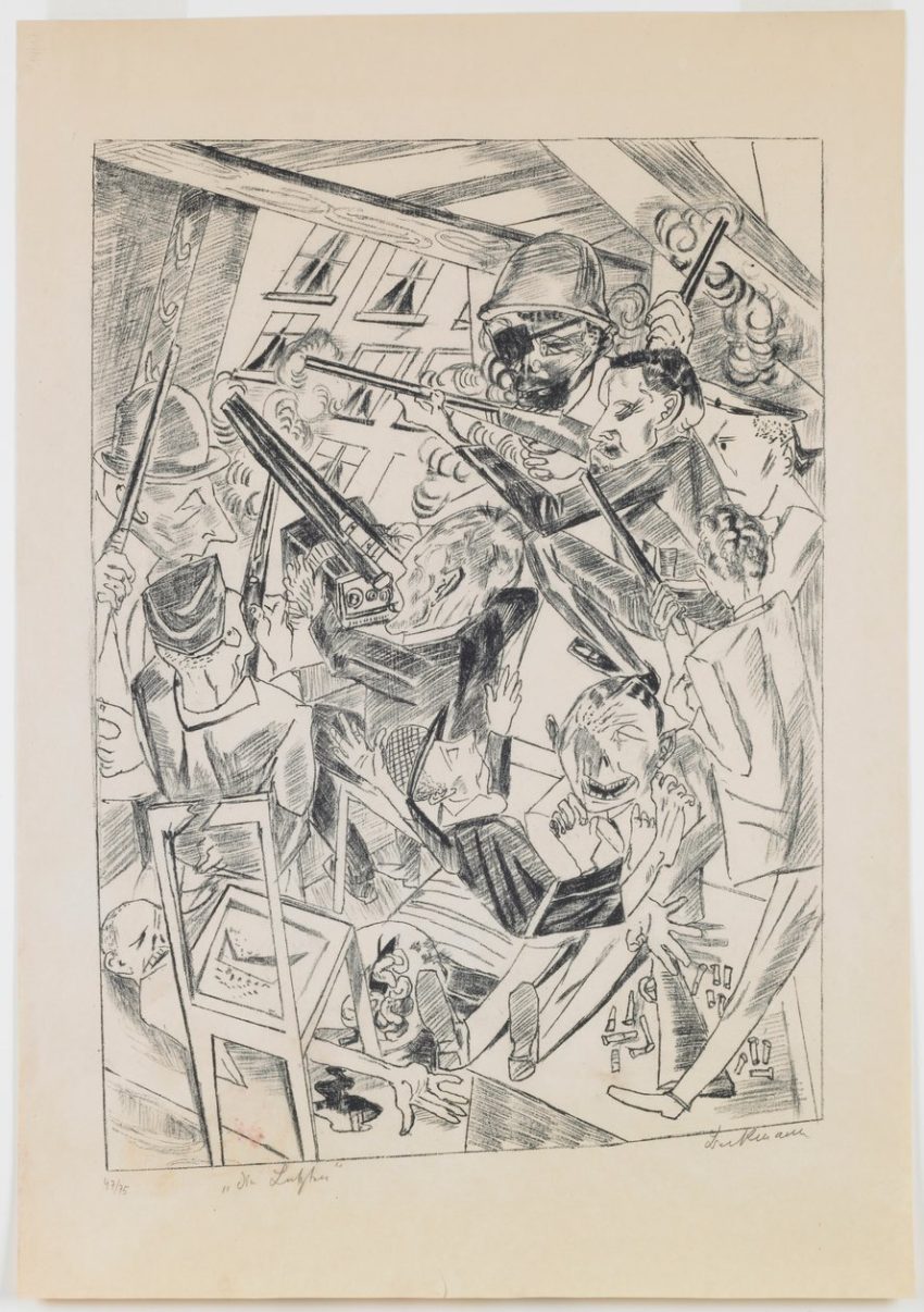 Plaat 10 The Last Ones plate 10 The Last Ones Max Beckmann