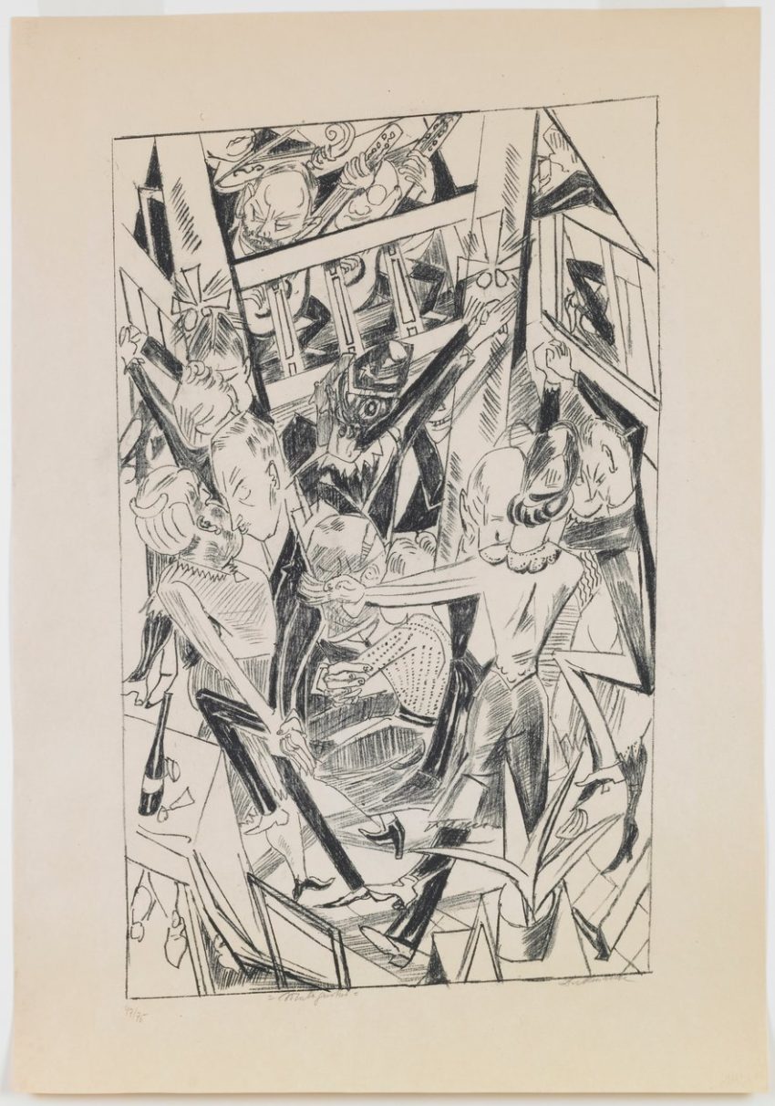 Plaat 8 Malepartus plate 8 Malepartus Max Beckmann