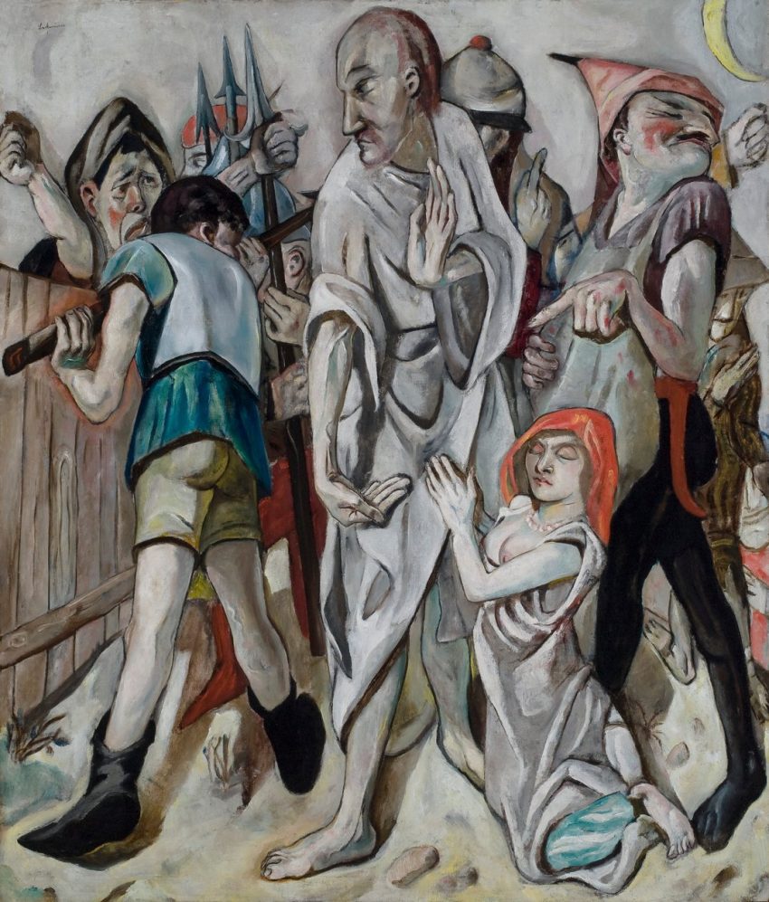 Christus en de zondaar Christ and the Sinner Max Beckmann
