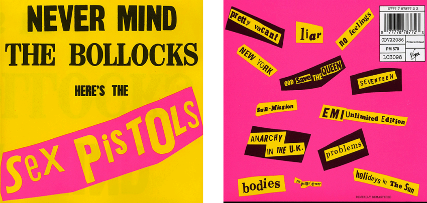 The Sex Pistols Never Mind The Bollocks Heres The Sex Pistols 1977