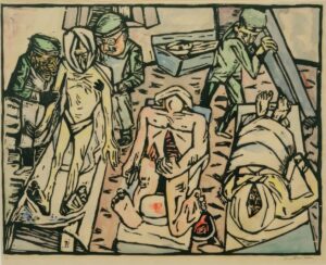 (1922) "Totenhaus", Max Beckmann