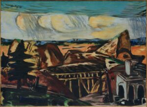 (1934) "Großer Steinbruch in Oberbayern" (Grote steengroeve in Opper Beieren), Max Beckmann