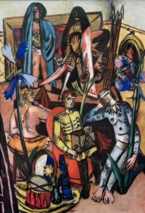 (1935) "Der Leiermann - Das Lebenslied" (De Lierman - Het Lied van het Leven), Max Beckmann