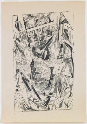 Plaat 8 Malepartus plate 8 Malepartus Max Beckmann