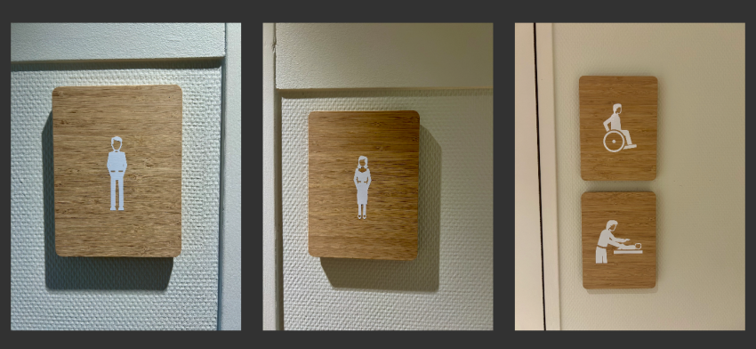 Icon design toilets verz