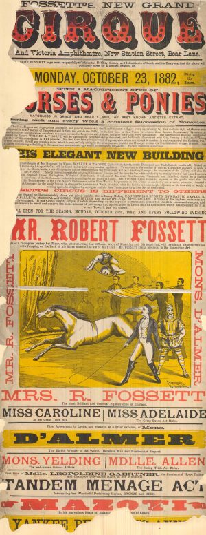 Fossetts New Grand Circus Victoria Amphitheatre Mr Robert Fossett