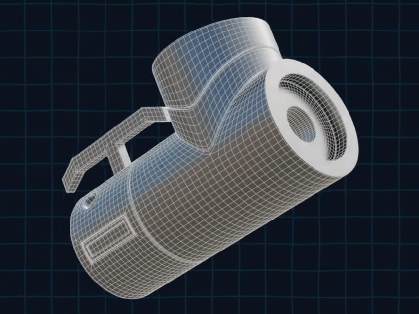 3D hamburger